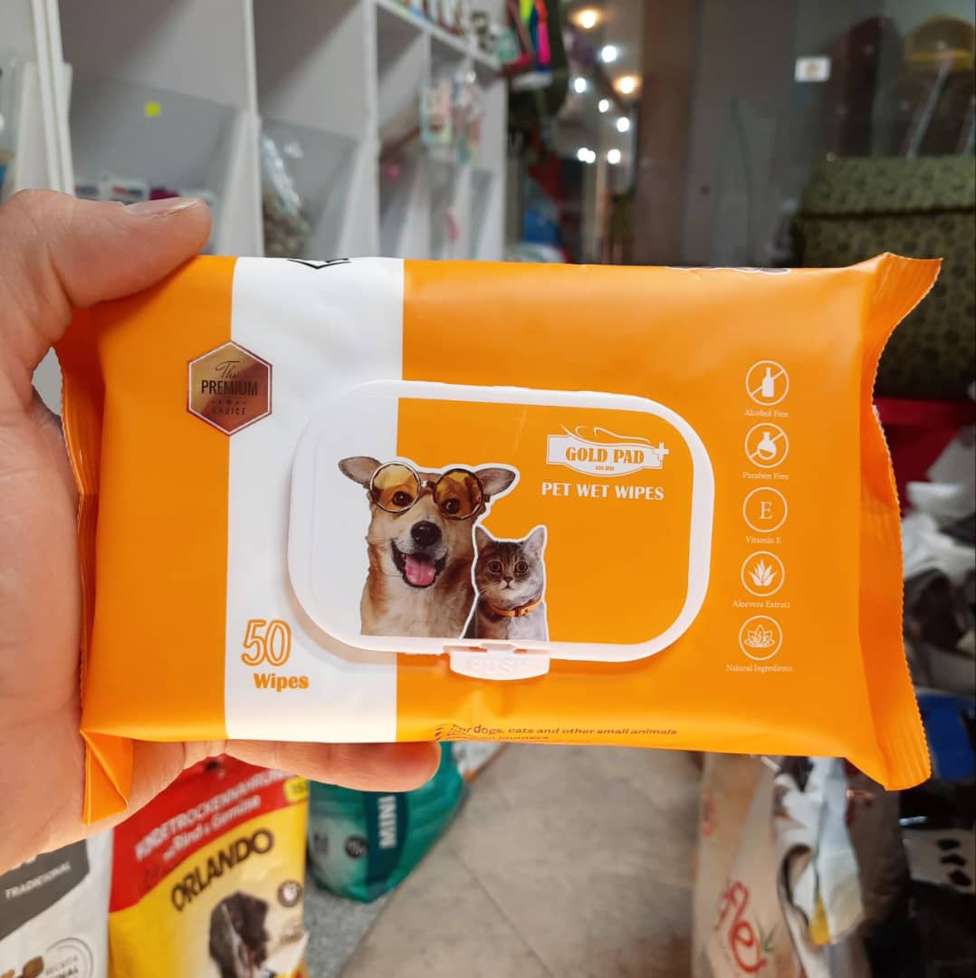 دستمال مرطوب پت