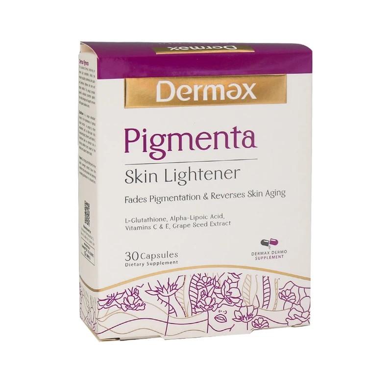 قرص درمکس پیگمنتا Pigmenta مکمل روشن کننده پوست بسته 30 عددی