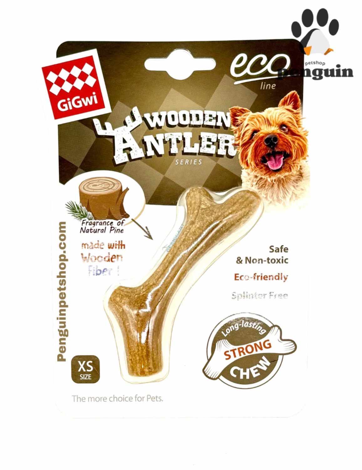 تشویقی دندانی سگ مدل شاخه درخت فیبر دار گیگوی Gigwi size XS
