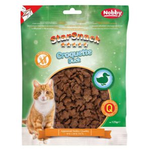 تشویقی گربه نوبی طعم اردک 125 گرمی NOBBY