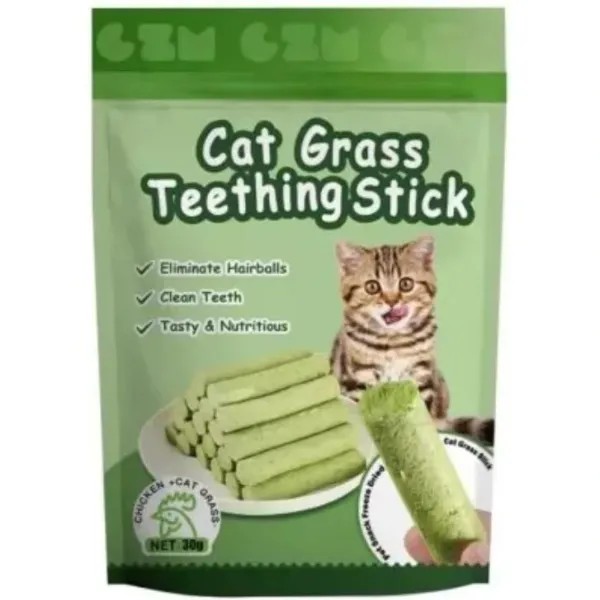 تشویقی گربه کت گرس میله ای وزن 30 گرم Cat Grass