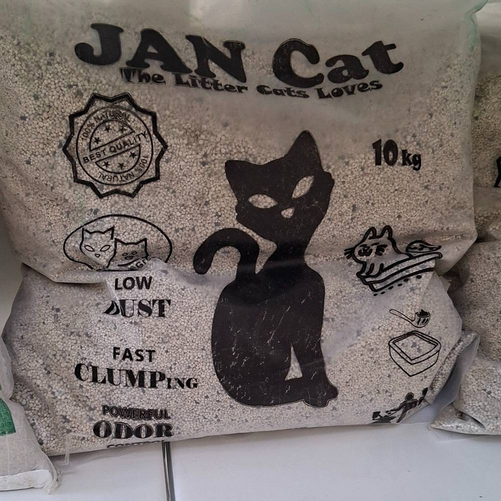 خاک گربه کربن دار 10 عددی Jan cat عمده