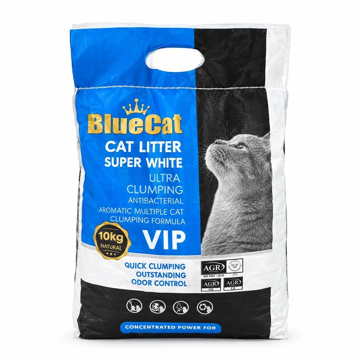 خاک گربه VIP بلو کت (Blue Cat) – 10 کیلوگرم