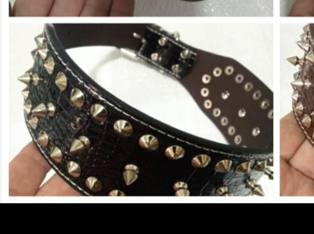قلاده گردنی چرم گاومیش اصل