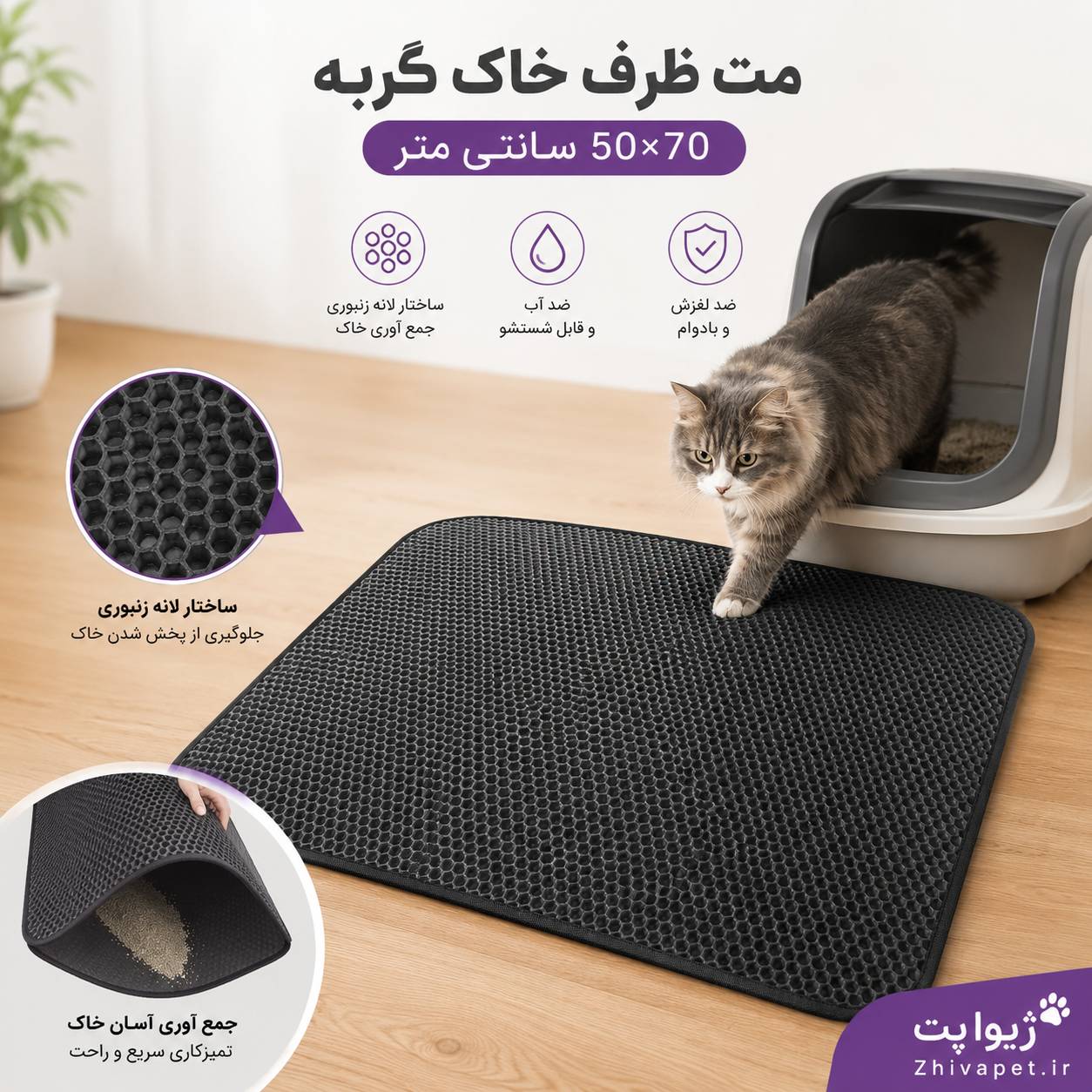 مت خاک گربه