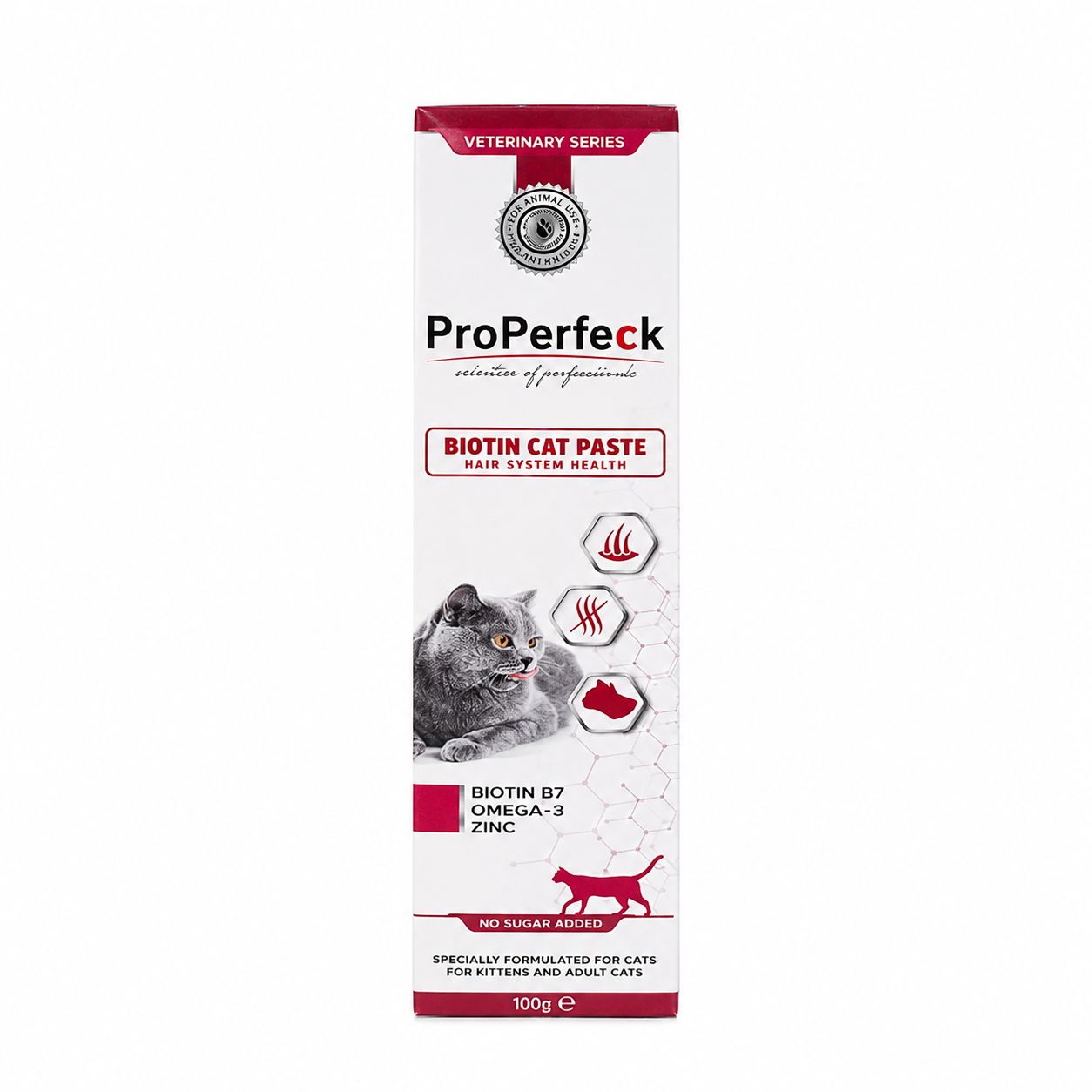 خمیر بیوتین گربه پروپرفک (properfeck) 100گرم