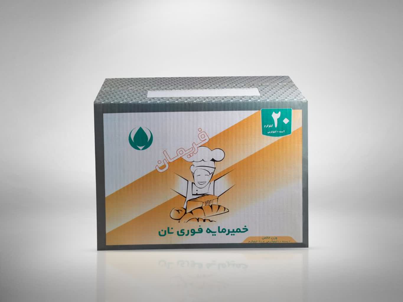 خمیرمایه فریمان_کارتن20کیلویی