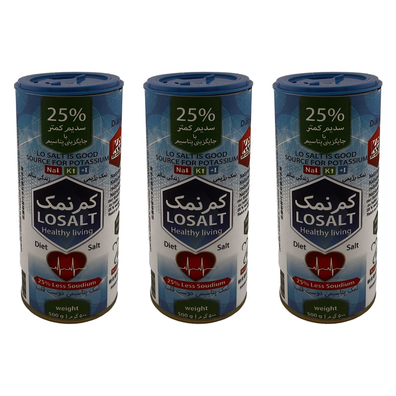 نمک کم سدیم کم نمک - بسته 3 عددی