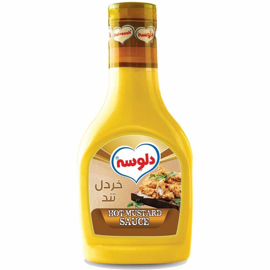 دلوسه سس خردل تند پت410گ