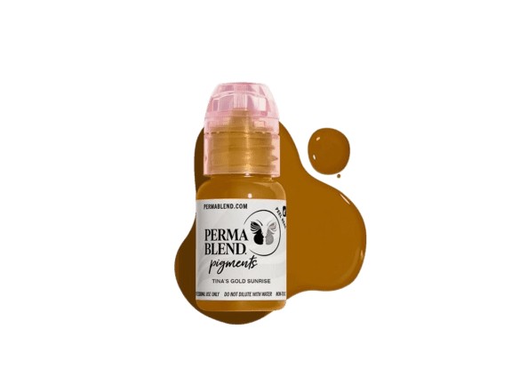 رنگ پرمابلند تینازگلد 15میل Tinas gold permablend