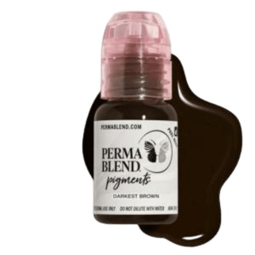 رنگ پرمابلند دارکست براون 15میل Darkest brown permablend