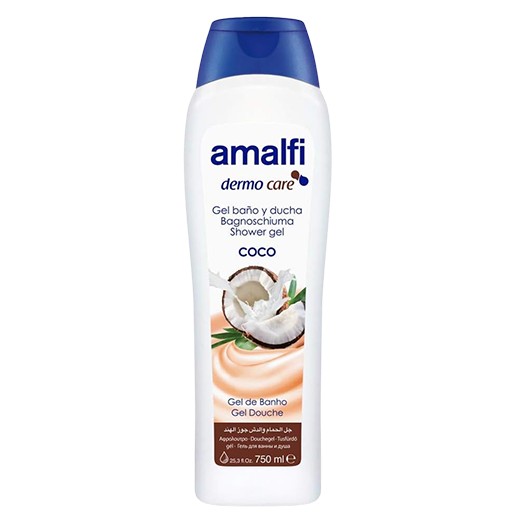 شامپو 750 میل شیر نارگیل آمالفی | Amalfi Shower Gel Coconut 750 Ml