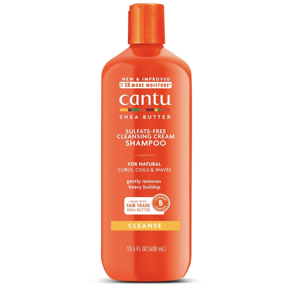 شامپو کرمی شی باتر کنتو Cantu Shea Butter Sulfate-Free Cleansing Cream Shampoo 400ml