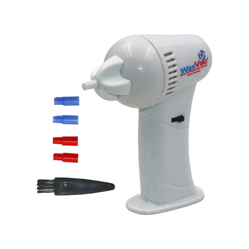گوش پاک کن برقی واکس واک | دستگاه ساکشن و تمیزکننده گوش Wax Vac | گوش‌پاک‌کن مکشی خانگی