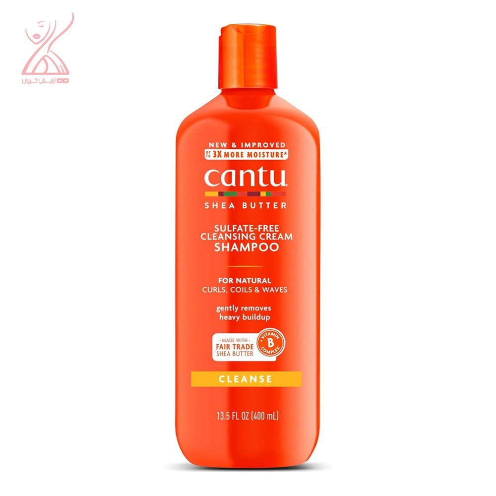 شامپو موی فر کنتو بدون سولفات Cantu