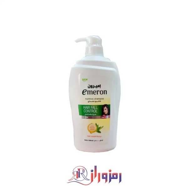شامپو کنترل کردن ریزش مو امرون emeron مدل hair fall control حجم 1000 میل