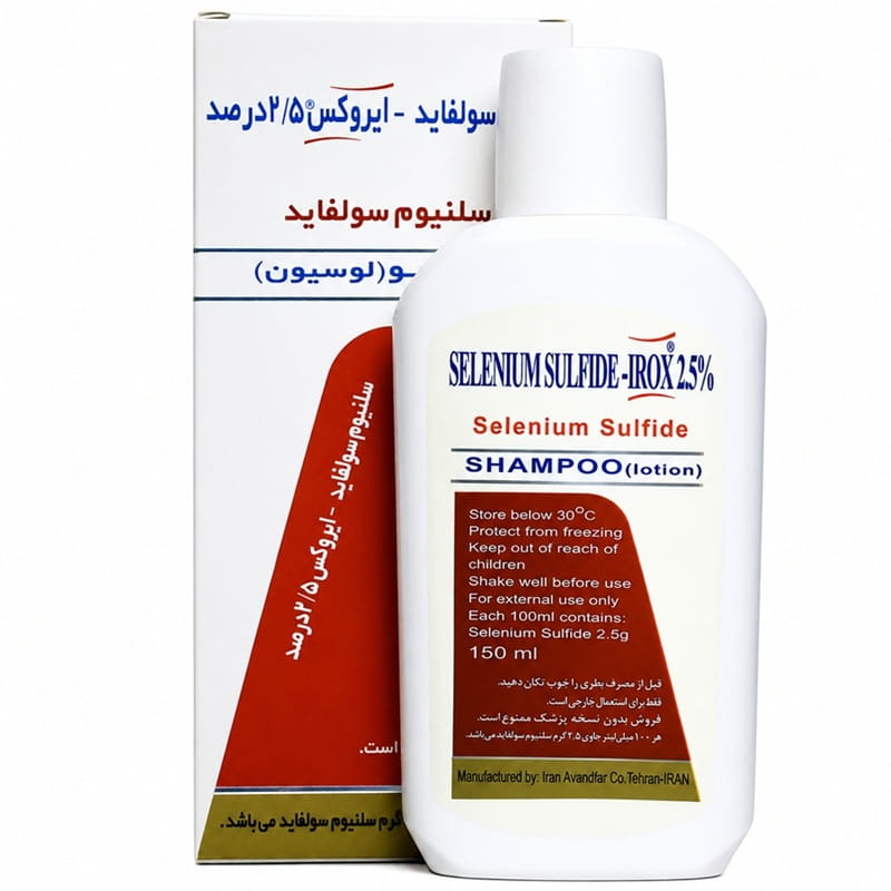 شامپو سلنیوم سولفاید 2.5 درصد ایروکس 100 میلی لیتر