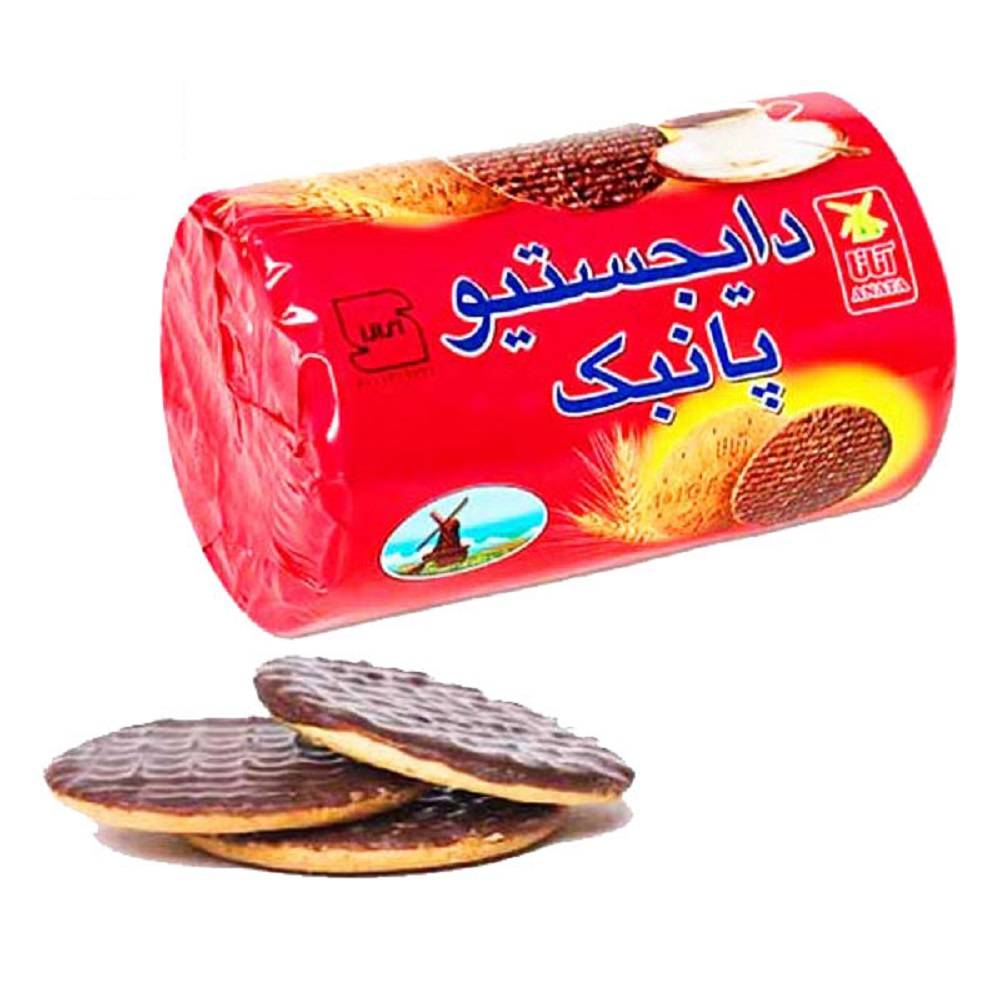 آناتابیسکوییت دایجستیو شکلاتی پانبک 220گرم