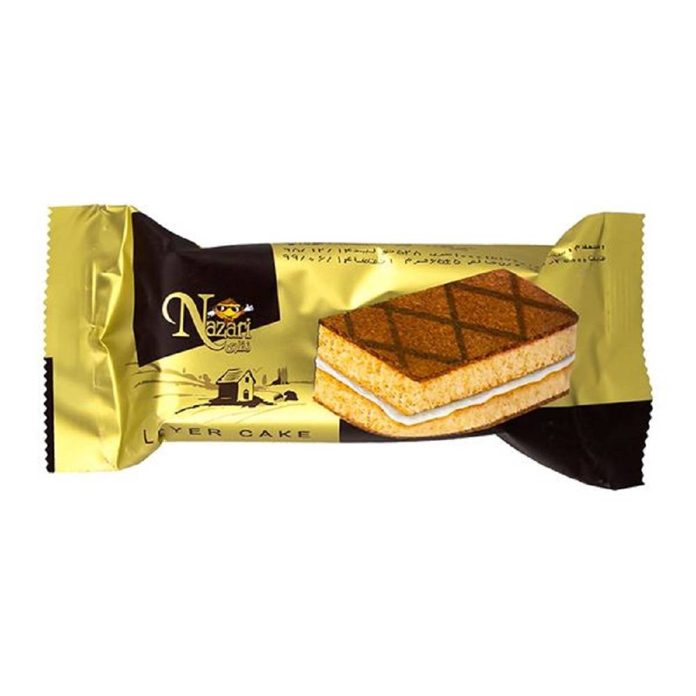 نظری کیک لایه ابی طلایی 65گرم