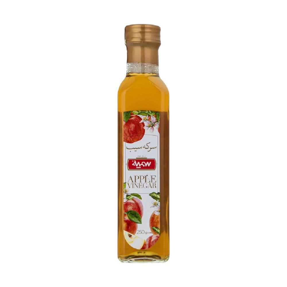 سمیه سرکه سیب شیشه 250گرم