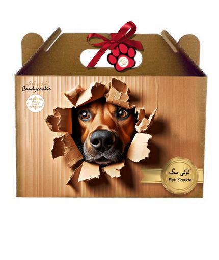 کوکی مخصوص سگ کندی کوکی در هشت طعم CandyCookie Pet Cookie