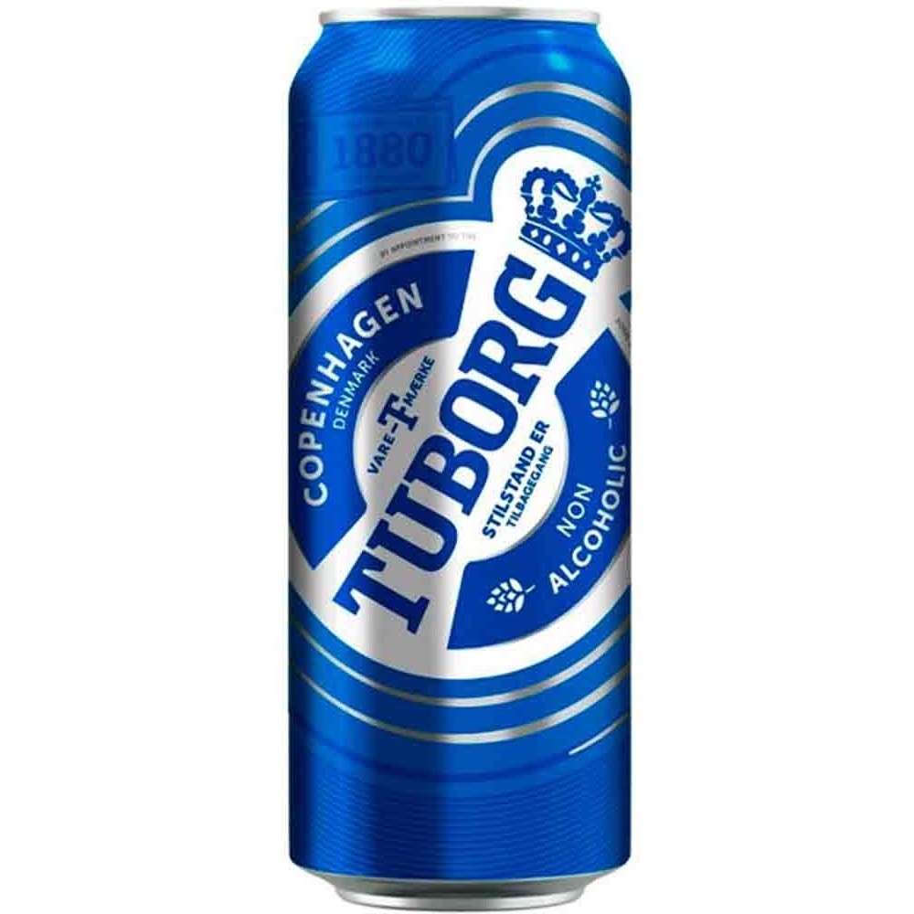 آبجو بدون الکل Tuborg توبورگ کلاسیک 500 میل (اصل)