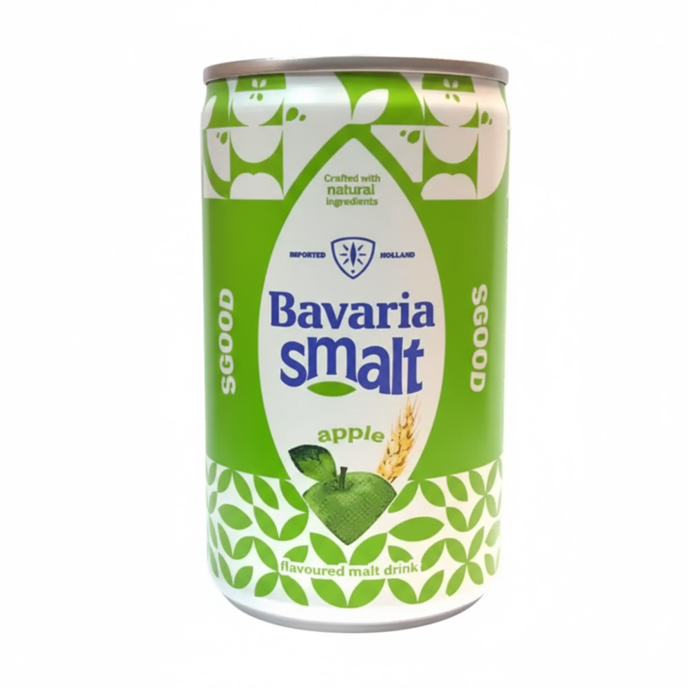 آبجو بدون الکل باواریا اسمالت Bavaria Smalt Apple با طعم سیب 150 میل