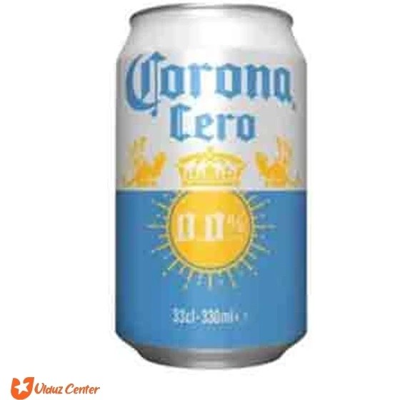 آبجو بدون الکل کرونا قوطی فلزی ۳۳۰ میلی (باکس ۲۴ تایی) Corona