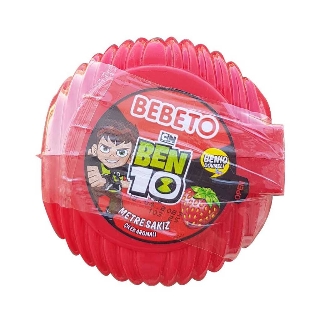 آدامس متری طرح بن تن ببتو BeBeto با طعم توت فرنگی