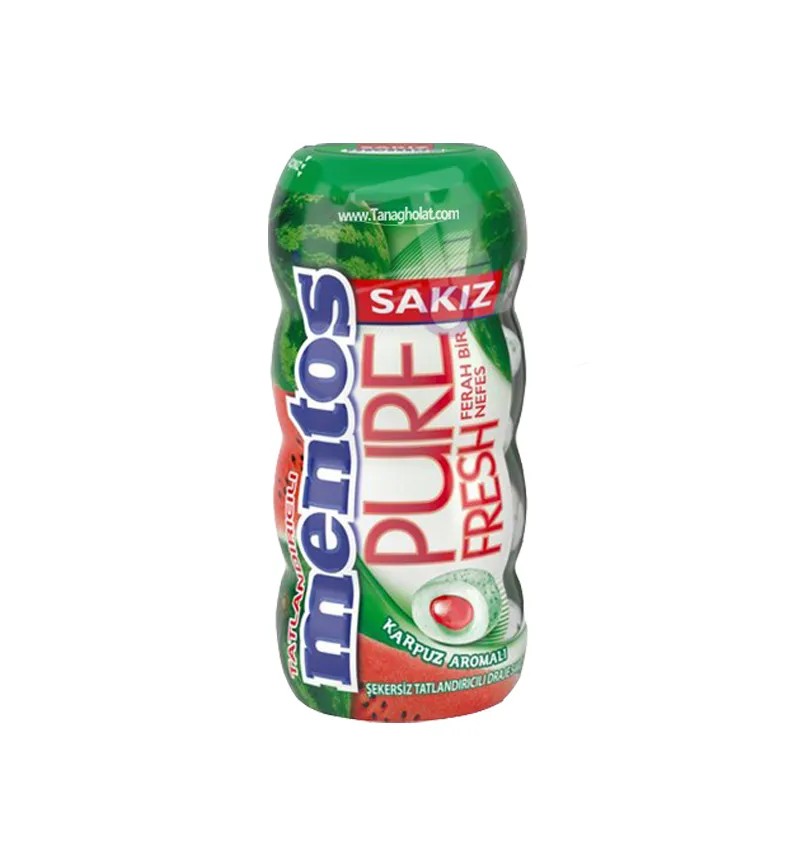 آدامس منتوس با طعم هندوانه 30 گرم mentos