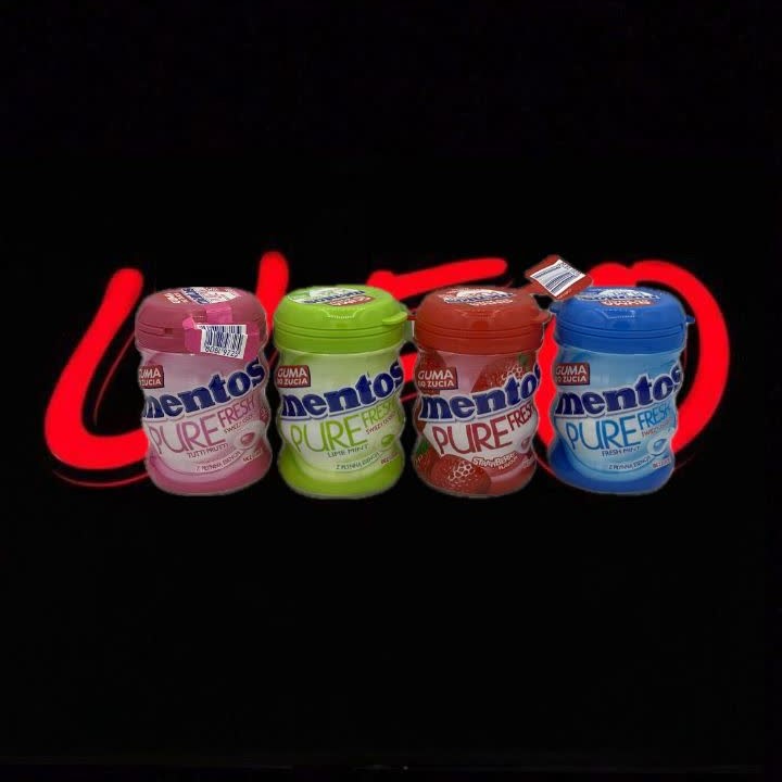 آدامس منتوس بشکه ای(Mentos)
