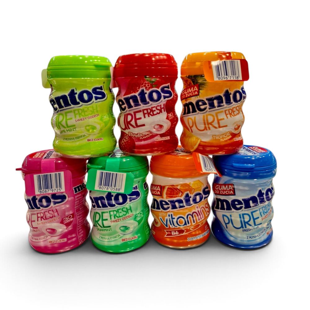 آدامس منتوس هلندی بدون شکر نعنایی (mentos)