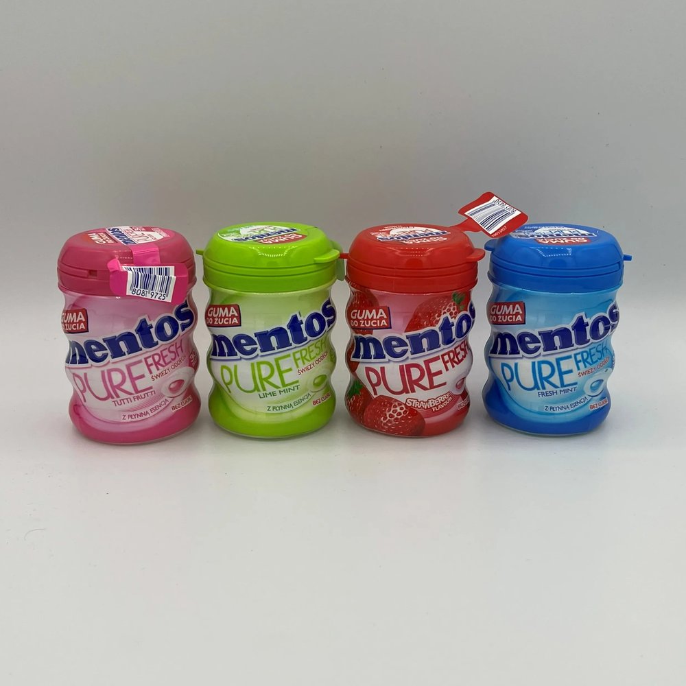 آدامس منتوس بشکه ای (Mentos)