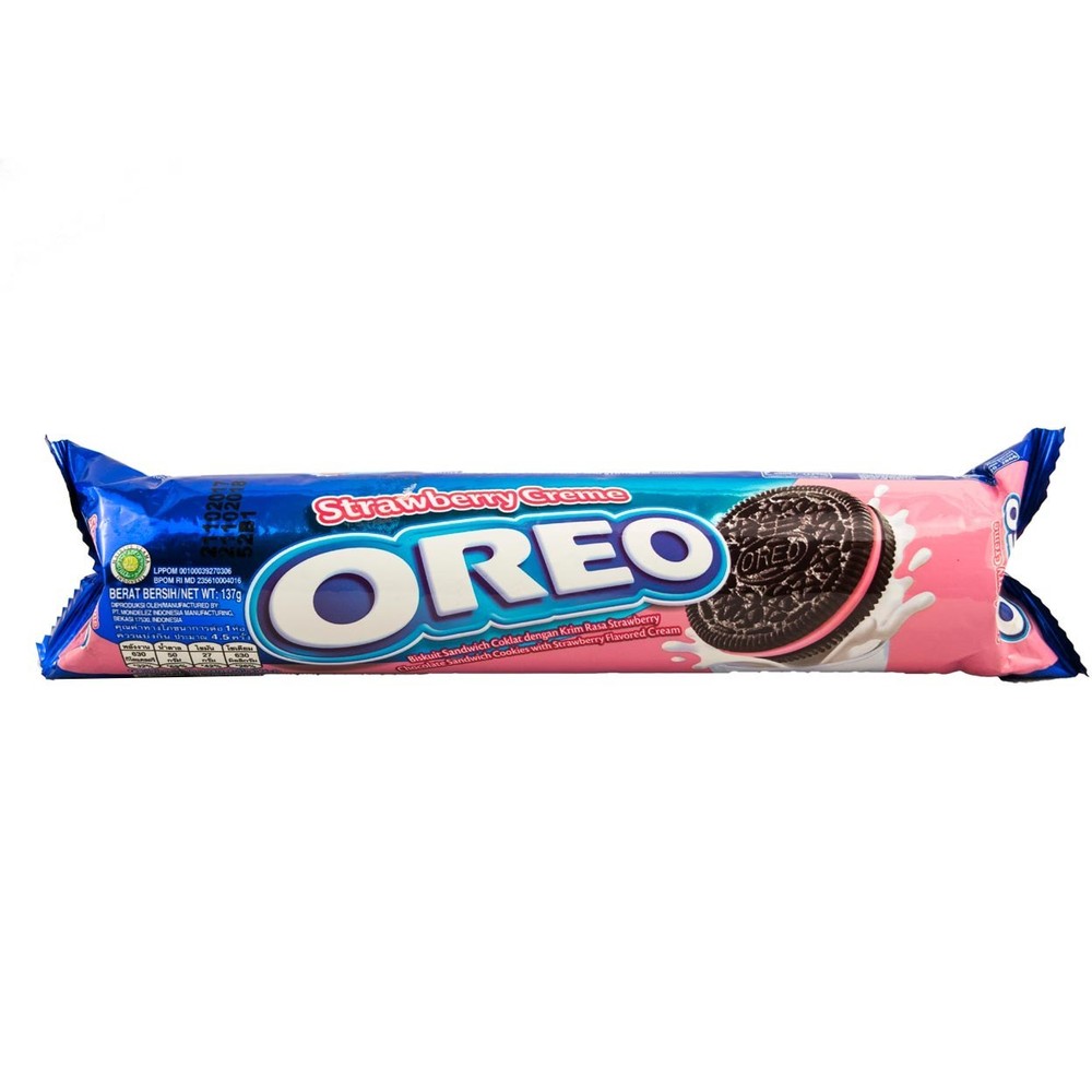 بیسکوئیت کرمدار توت فرنگی اورئو oreo strawberry cream