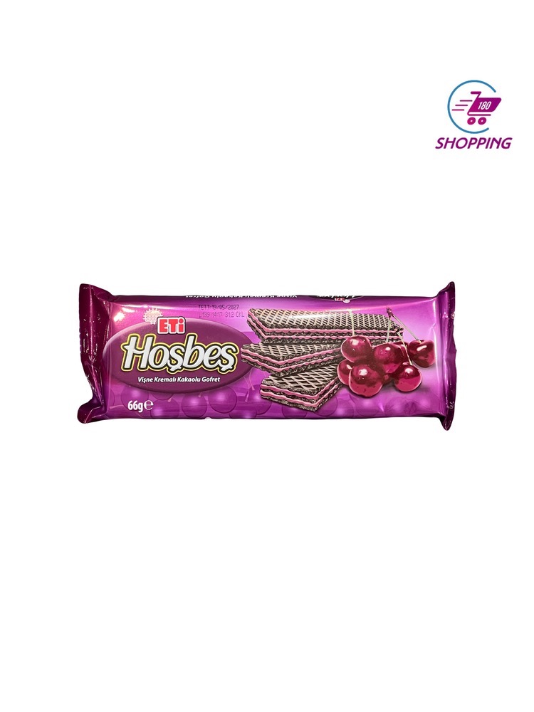 ویفر هش بش اتی با طعم آلبالو 66 گرم