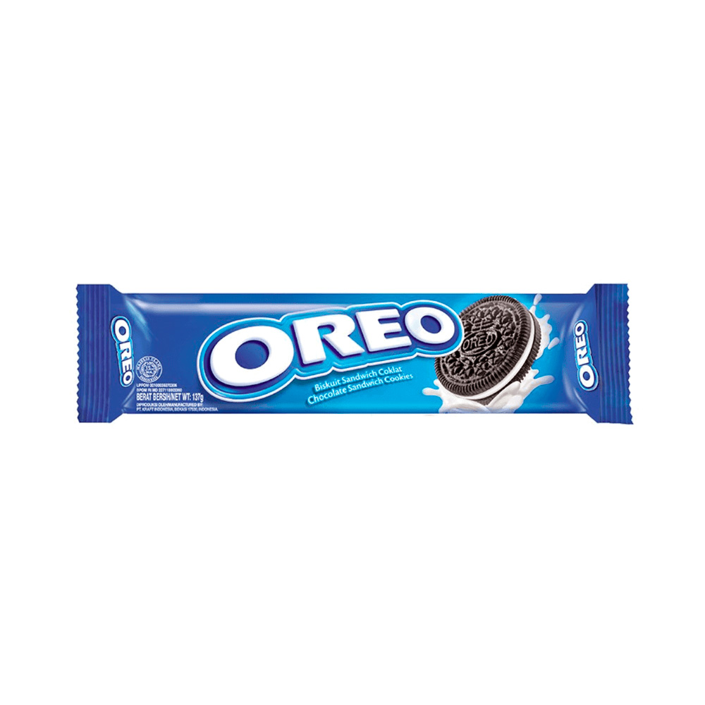 بیسکوئیت کرم وانیل جعبه ای 6 عددی اورئو (oreo) 228 گرمی کارتن ۲۴ تایی