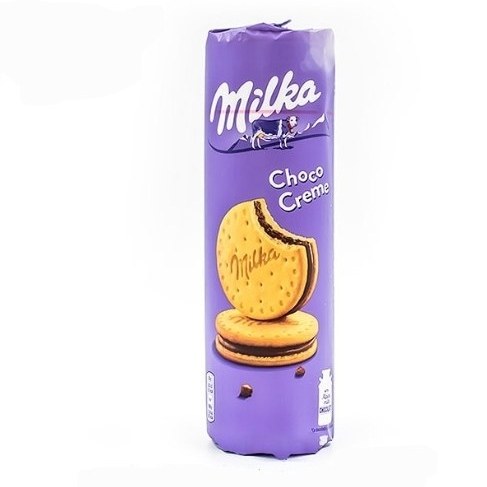 بیسکوییت ساندویچی شوکو کرم با لایه کرم شکلاتی 260 گرم میلکا Milka choco creme