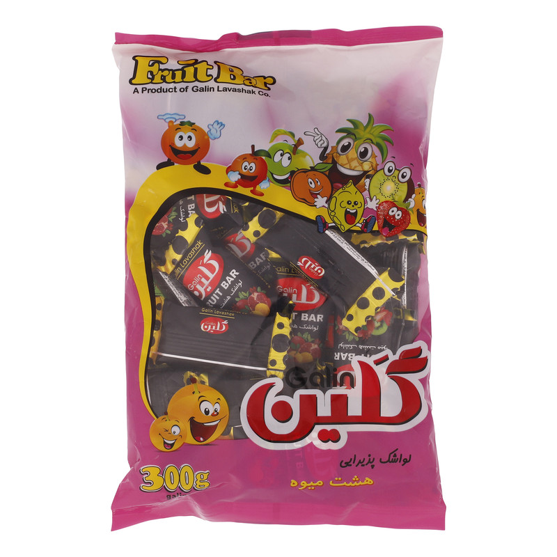 لواشک پذیرایی هشت میوه گلین - 300 گرم