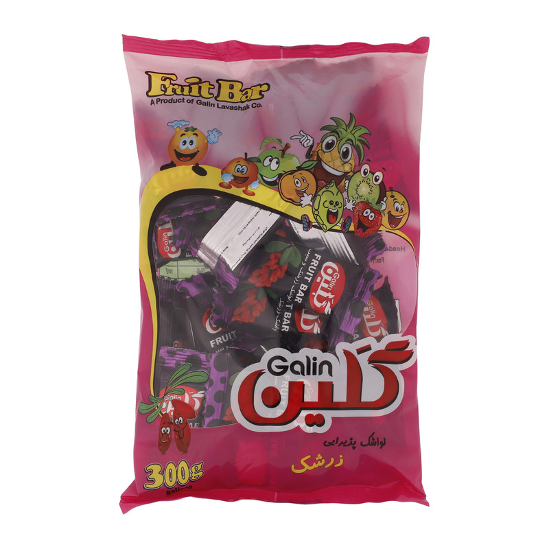 لواشک پذیرایی با طعم زرشک گلین - 300 گرم