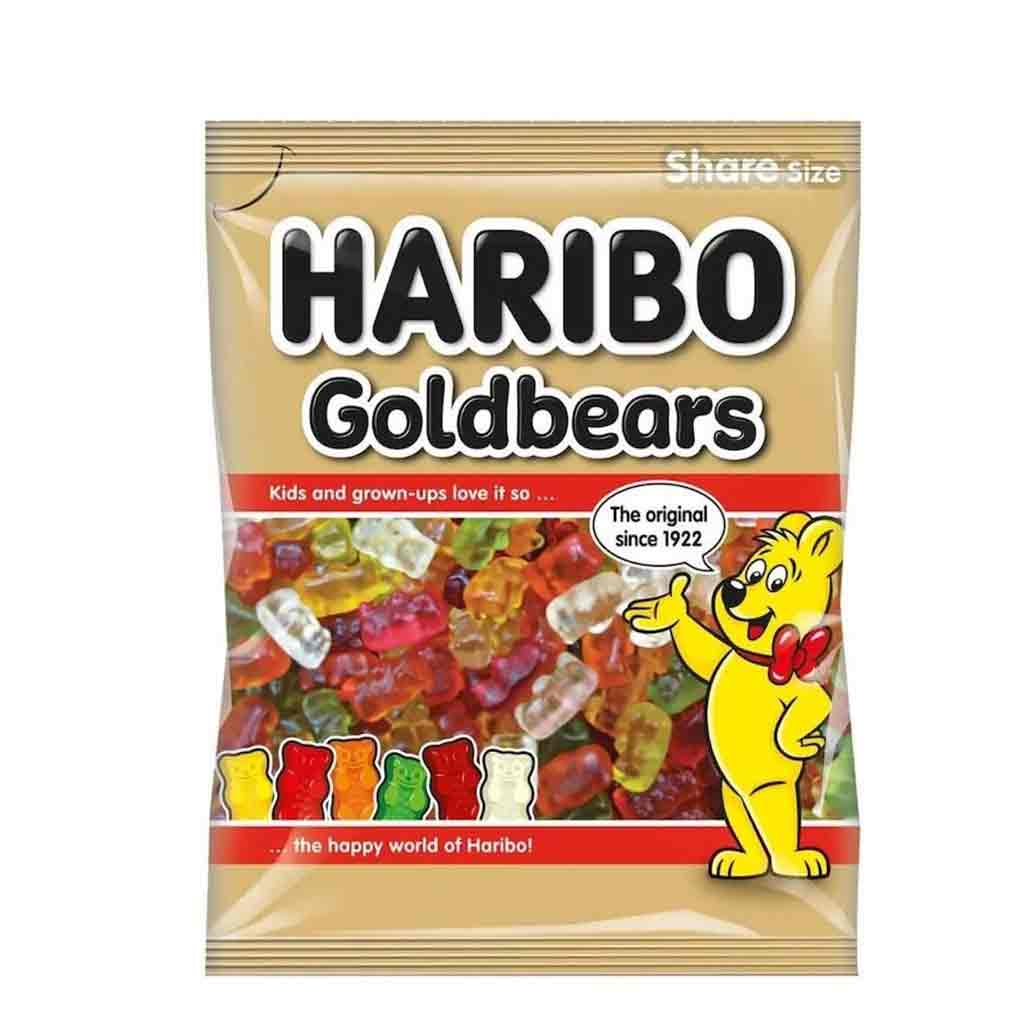 پاستیل انگلیسی هاریبو Haribo Goldbaren با طعم میوه‌ای 140 گرم