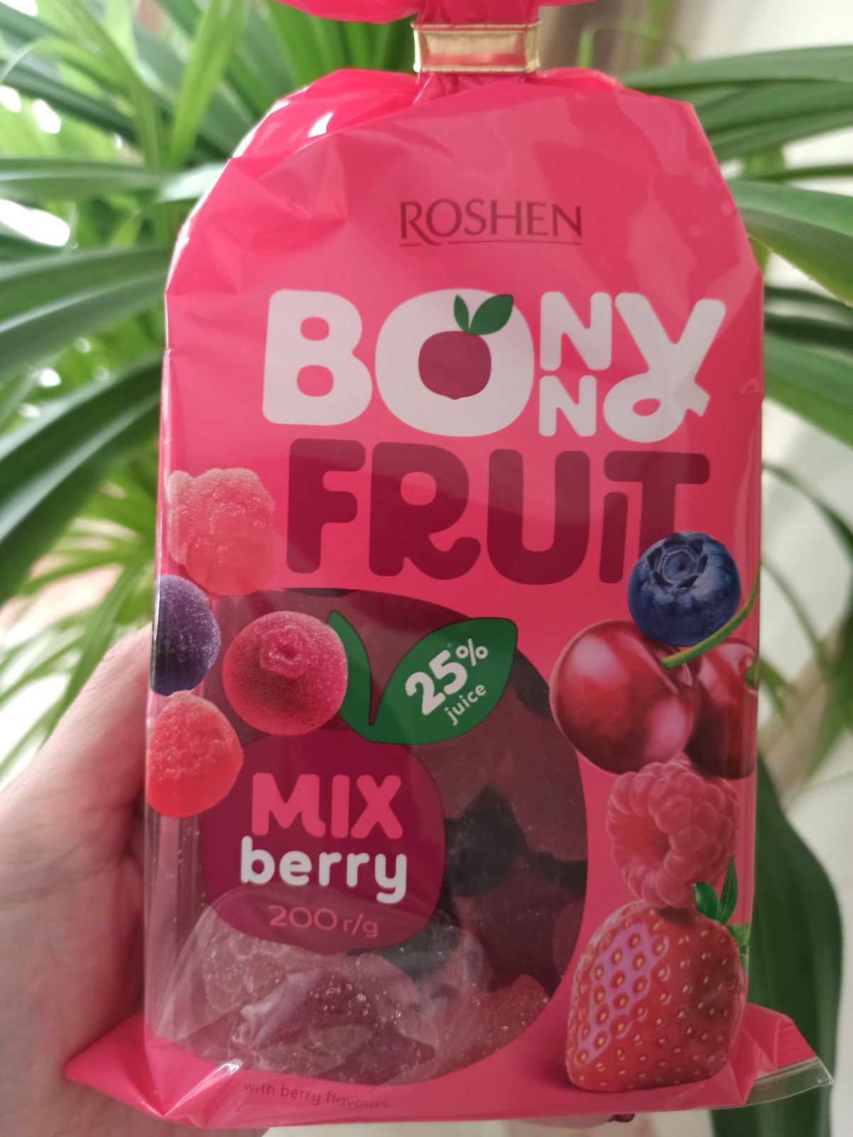 پاستیل میوه‌ای ROSHEN طعم میوه های بری