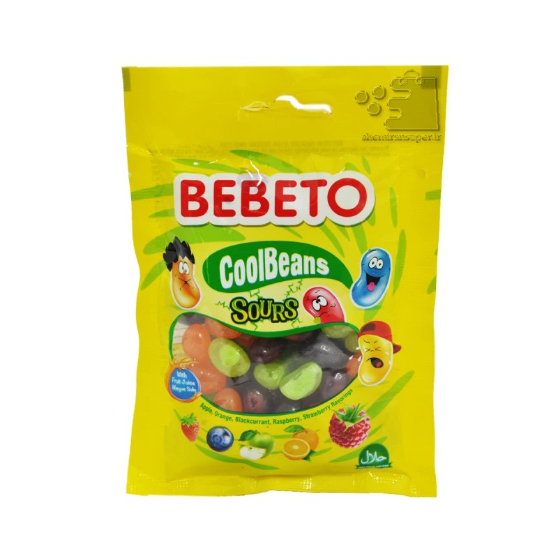 پاستیل جیلی بیلی میوه های استوایی ببتو 60 گرم Bebeto Tropic Mix