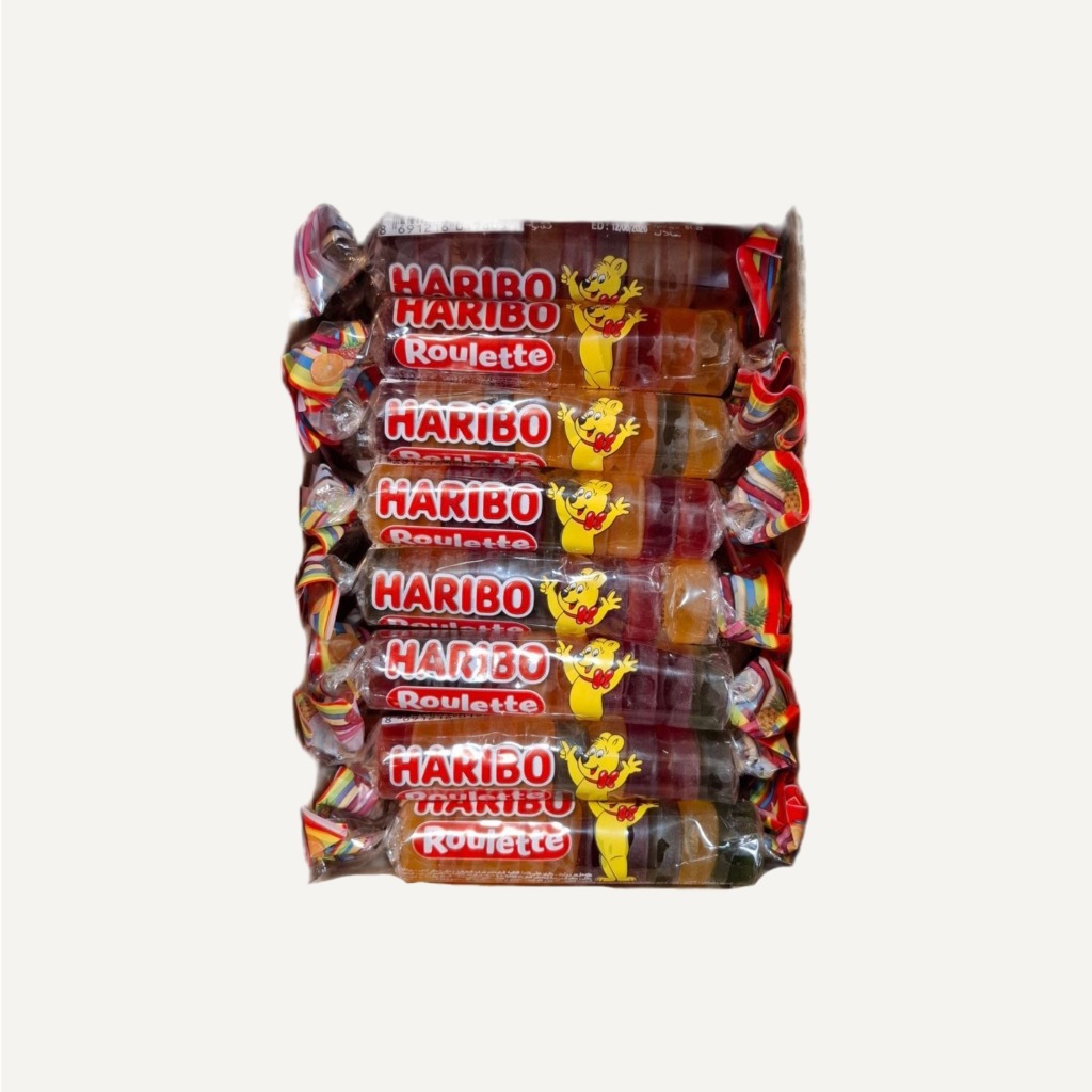 پاستیل رولی میوه‌ای 24 عددی هاریبو HARIBO Roulette