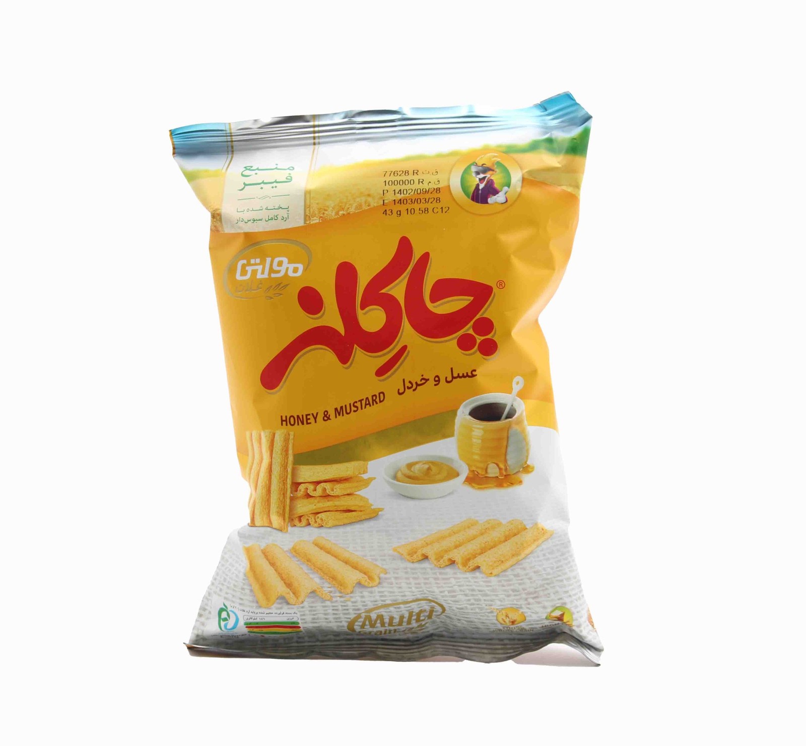 چاکلزمولتی گرین غلات خردل وعسل 55گرمی