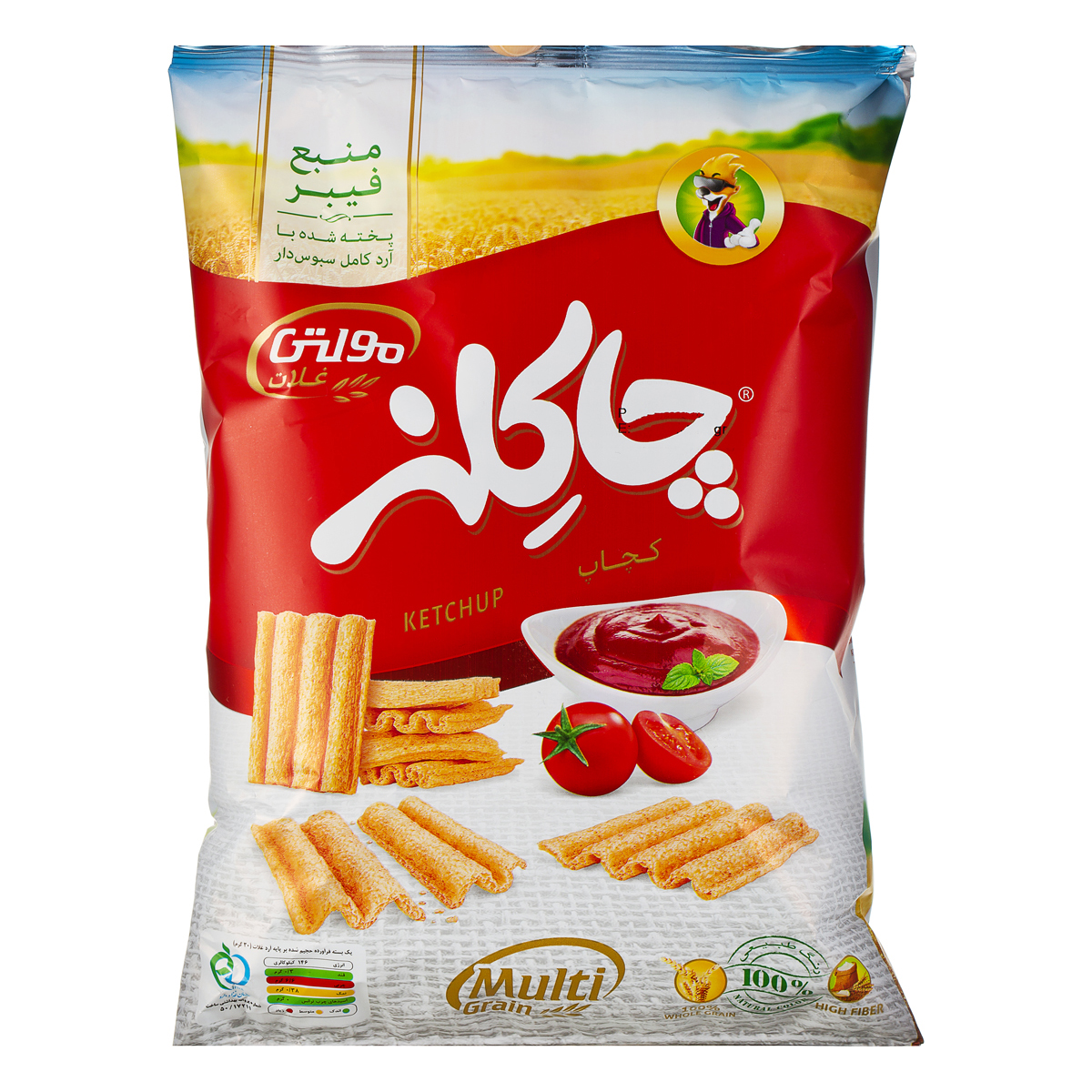 چاکلزمولتی گرین غلات کچاپ 80گرمی