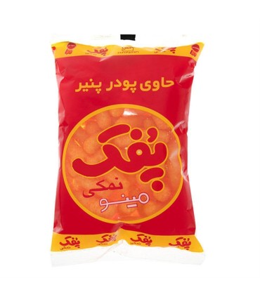اسنک 110 گرم پفک مینو