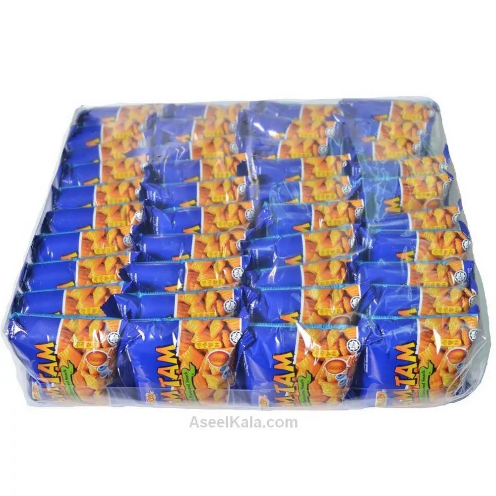 چیپس خرچنگ مدل Tam Tam بسته 50 عددی – Snek Ku