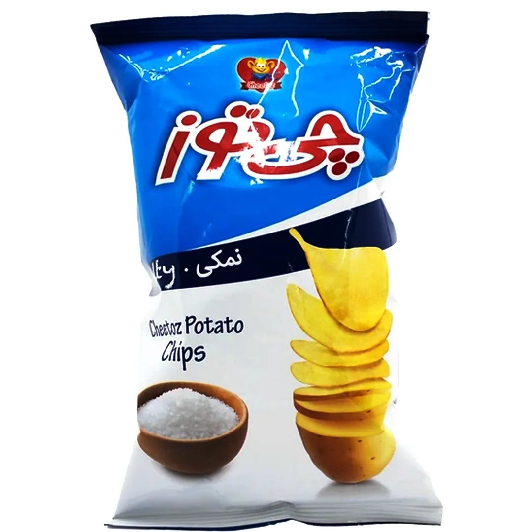 چیپس سیب‌زمینی نمکی چی‌توز دینا، ۶۵ گرم