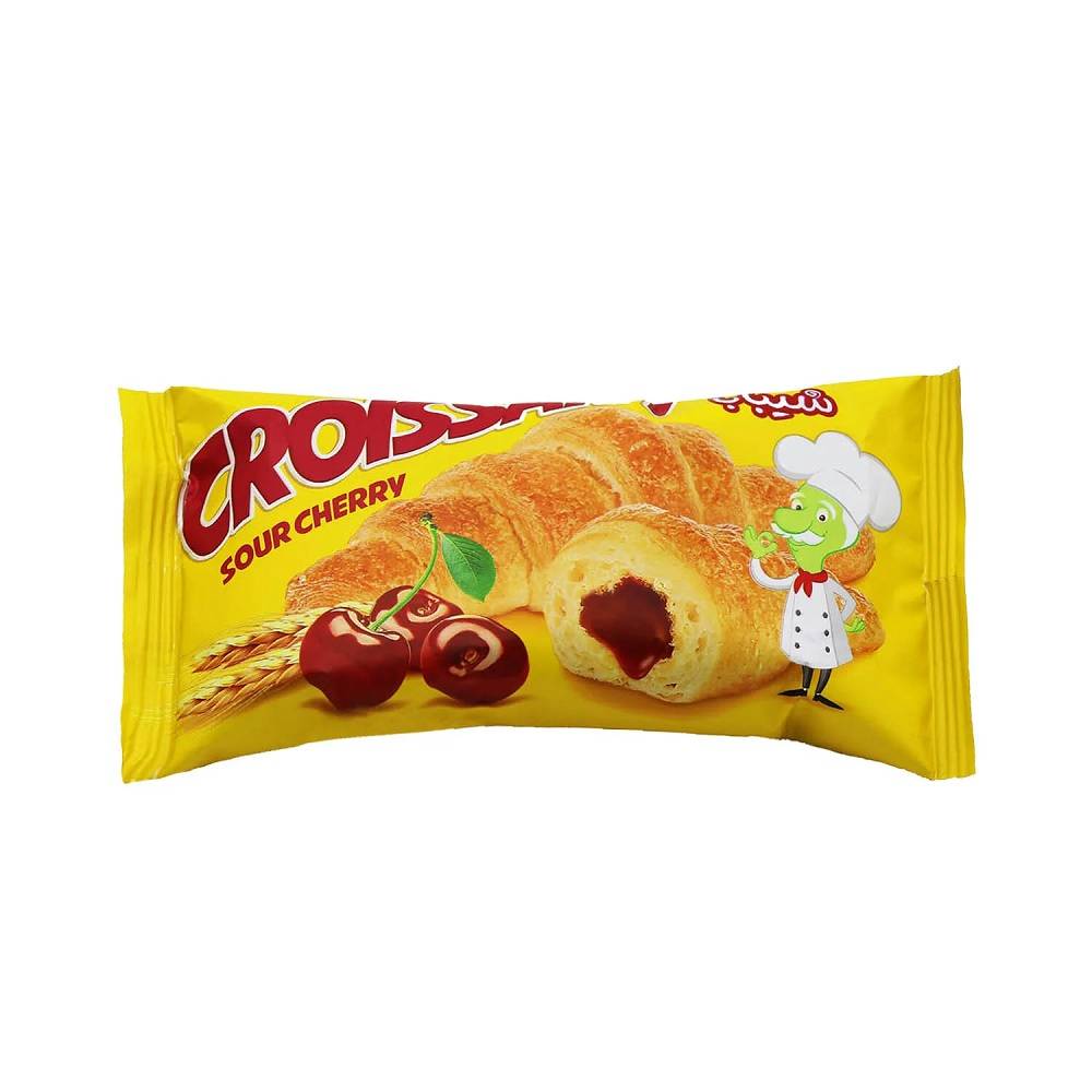 کروسان مغزی آلبالو50گرم شیبابا