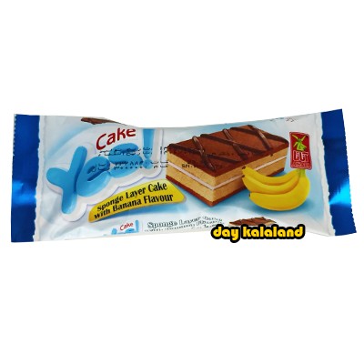 کیک لایه ای با کرم وانیلی60 گرمی yes آناتا